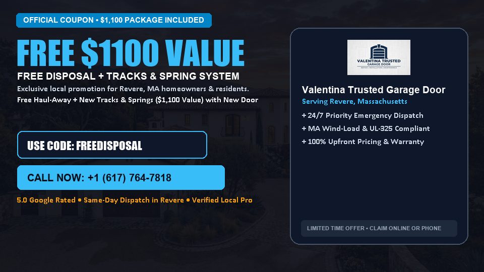 Valentina Trusted Garage Door FREE Haul-Away & Heavy-Duty Tracks with New Door